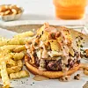 French Onion Open-Faced Burgers